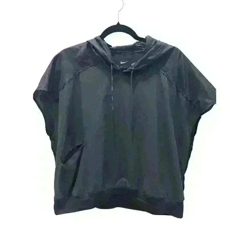 Nike Sportswear Tech Pack Hoodie Black Light Weight AR3047-080 Women's Size M